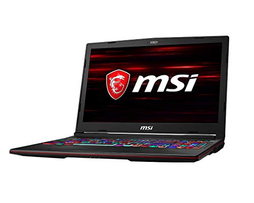 MSI GL63 9SEK-473 15.6" Gaming Laptop, 120Hz Display, Intel Core i7-9750H, NVIDIA GeForce RTX2060, 16GB, 512GB NVMe SSD