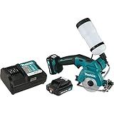 Makita CC02R1 12V MAX CXT Lithium-Ion Cordless Tile/Glass Saw Kit, 3-3/8