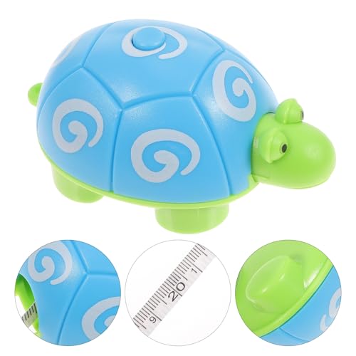 Cinta métrica plástica retráctil con diseño de tortuga miniatura 7