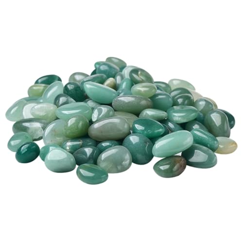 1 セット アベンチュリン翡翠の砂利 水槽の背景 水族館の岩 水族館の砂利 空気 水族館の装飾 魚 造園砂利 テラリウム岩の装飾 バルクストーン 造園岩 庭の砂利 結石 Green FONDOTIN