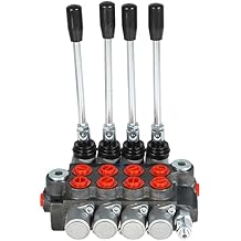findmall Hydraulic Control Valve 4 Spool 11GPM Standard Double Acting Cylinder BSPP Interface