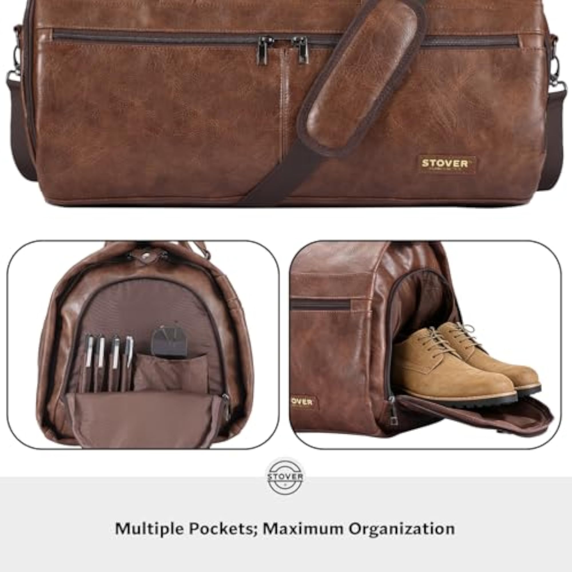 Garment Travel Duffle Bag, Large 2-in-1 Convertible