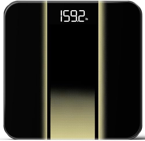 RunStar Digital Bathroom Scale for Body Weight, 400lb, with High Precision, Clear LED Backlight Display, Accurate Scale with 6mm Tempered Glass