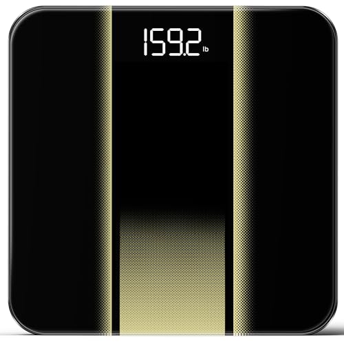 RunStar Digital Bathroom Scale for Body Weight, 400lb, High