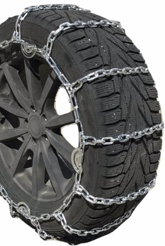 TireChain.com 265/75R-16, 265/75-16 LT 5,5 mm cadenas de neumáticos cuadrados, un par.