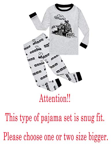 Image of Family Feeling Little Big Boy Pajamas Sets 100% Cotton Pjs Kids Jammies