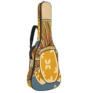 Housse de transport étanche pour guitare avec bandoulière réglable Motif silhouette d’animaux, Multicolore 08, 42.9×16… - Les Beatles, Paul McCartney, John Lennon, RIngo Starr, George Harrison