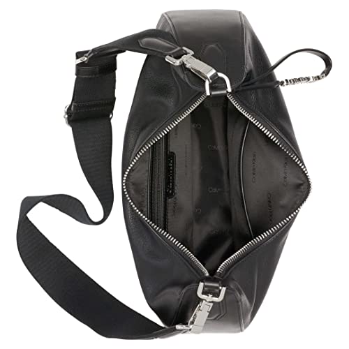 Image of Calvin Klein Womens Clay Top Zip Hobo Shoulder Bag