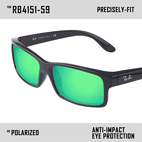 Image of Polarized Replacement Lenses for Ray-Ban RB4151 59mm Sunglass