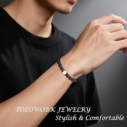 Sobriety Gift for Men Women Sober Gifts Beaded Bracelets Sobriety Cards Anniversary Month & Year Recovery Addiction Gifts Milestone AA NA Alcoholics Anonymous Easter Birthday Gifts for Men4