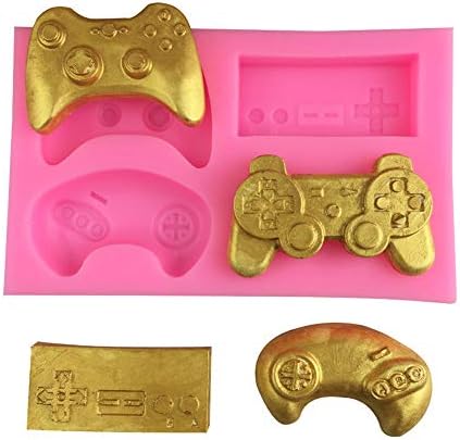 1Pc Game Controller Silicone Mold Mini Silicone Video Gamepad Mold for Candy Chocolate Cake Cupcake Decor Resin Clay
