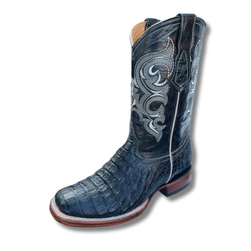 Image of Men's Alex Western Cowboy Boots Square Toe Pull On