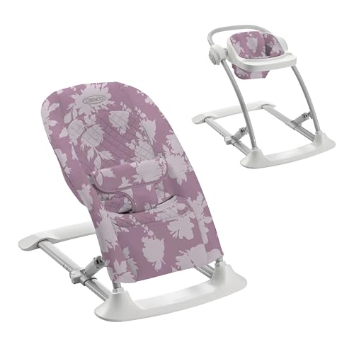 Graco Jumpstart 4-in-1 Adjustable Infant Bouncer &amp; Jumper, Lilac Mod