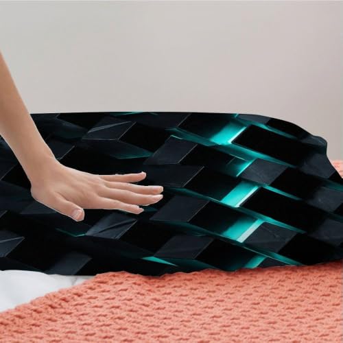 Housse de couette 240x260 bleue 3D pour sublimer votre chambre à coucher - 7