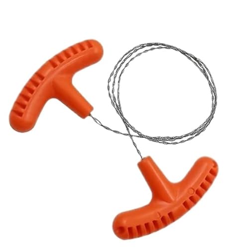 TRgqify-KM Sega a Filo Sega a Cavo for Alberi Metallo Legno Telaio in Acciaio Rivestito diamantato Acciaio Inossidabile Alte Prestazioni(Orange)