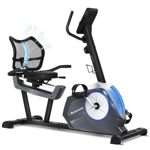 Alphaappliance Recumbent Exercise Bike for Home, Stationary
