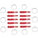 Krazywolf Heavy Tension Snap Release Clip with Line Rings for Weight,Planer Board,Downrigger,Outrigger Fishing,Pack of 10