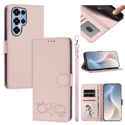�X�}�z�P�[�X �Ή��@�� for Doogee Note 56X / Note 56X Pro �X�}�z�P�[�X�y�J�[�h�E�������[�X���b�g�t�� �E�H���b�g�f�U�C�� �t���b�v�X�^���h �����h�~�@�\�zPink