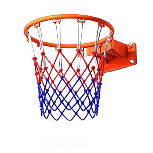 Canestro da basket da parete con ammortizzatore a doppia molla, facile installazione per giochi interni ed esterni