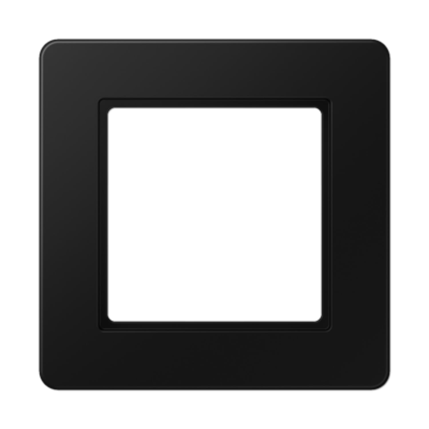 Cadre simple A flow noir mat (référence : JUNG AF581BFSWM)