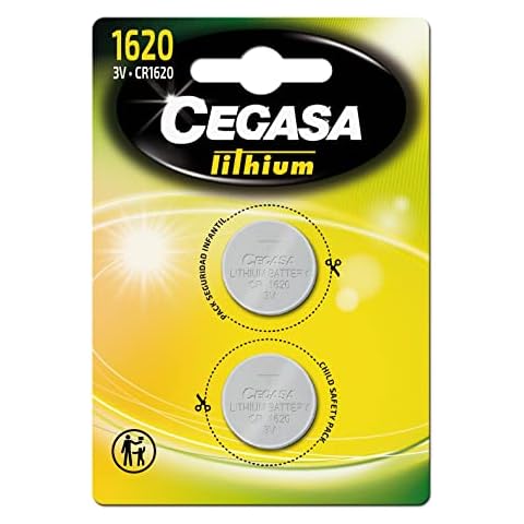 CEGASA CR1620 - Pack 2 Pilas de Litio Cover