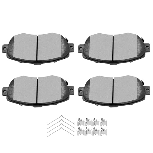 Image of SCITOO D619-7495 Disc Brake Pads Sets Front Ceramic Brake Pads w /Hardware | For Lexus For GS300,For GS400,For GS430,For IS300,For SC430,For Toyota For Supra