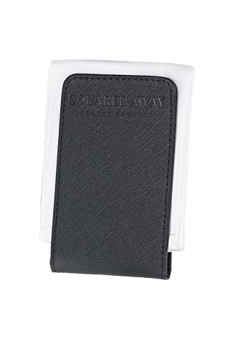 Squared Away: Pocket Square Holder for Men - Handkerchief Holder - Pocket Squares Holder for Men- White