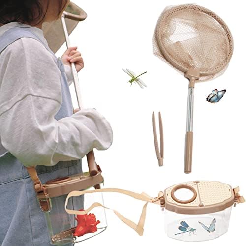 Home 115 2 Pcs Insect Explorer Kit | Portable Insect Observation Cage with Magnifier | Kids Science Nature Exploration Tools Magnifying Loupe for Insect Observation Nanyaciv