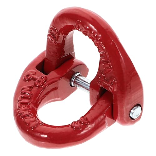 Conector de acero para cadena PRETYZOOM de doble anillo resistente para construcción, 2 u. 5