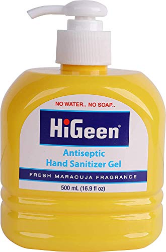 Gel Higienizante p/Mãos HiGeen Maracujá 500ml