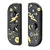 Toxfla Controller for Switch Controller, Switch Controller Replacement Accessories with Double Vibration/Wake-Up/Screenshot/Motion Control