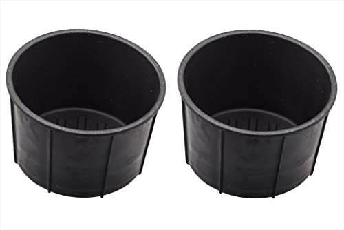 2009-2014 Ford F-150 Rear Center Console Cup Holder Rubber Insert Liners Set OEM