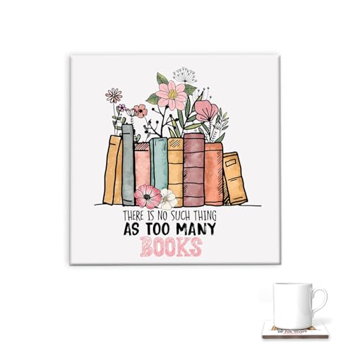 Book-Themed Coasters