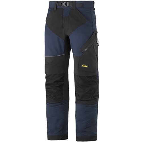 Snickers 69039504200 Size 200 "Flexiwork" Work Trousers - Navy Blue/Black