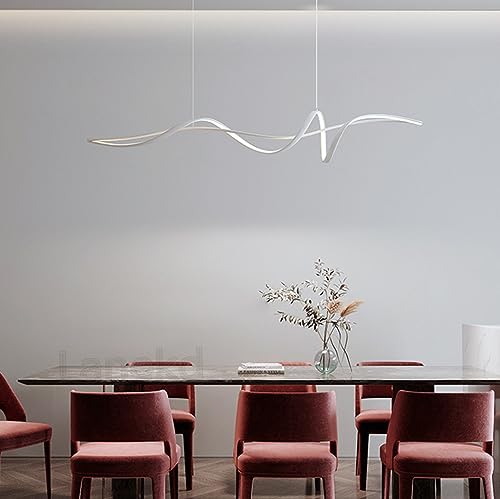 Suspension LED à intensité variable avec télécommande pour bureau et cuisine moderne - 4