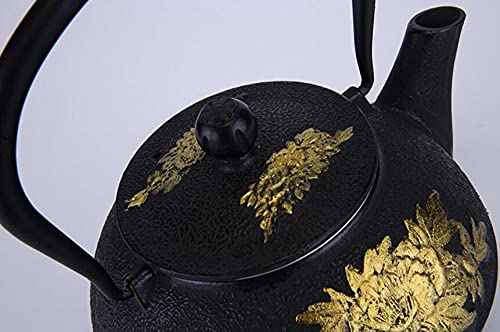 Tetera eléctrica de hierro fundido japonesa 1200 ml miniatura 7