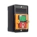 Produktbild Keenso Mechanische Ausrüstung Hauptschalter, 10A 380V Werkzeugmaschine Ein/Aus-Wasserdichter Druckknopfschalter 78mm ON-selbsthemmende OFF-Automatisches Reset Maschinen Hauptschalter1 Stk
