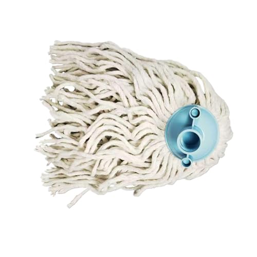 String Mop Head Replacement - Reusable Tight Fit Stain Removal Tool | Cotton String Mop Replacement Head that Reaches Corners | 