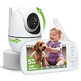 LEMFO Babyphone mit Kamera 5' 720P IPS Video Baby Monitor ohne WLAN...