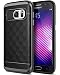 Galaxy S7 Case, Caseology® [Parallax Series] Textured Pattern Grip Case [Black] [Shock Proof] for Samsung Galaxy S7 (2016) - Black