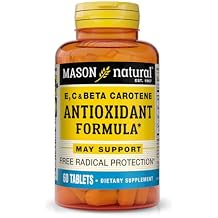 MASON NATURAL Vitamin E, C & A Beta Carotene - High Potency Antioxidant Formula to Fight Free Radicals and Support Overall Health*, 60 Tablets