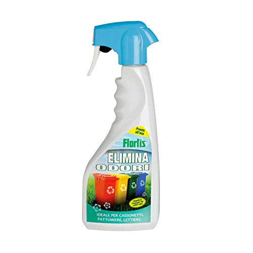 Flortis Spray Elimina Odori 500ML Cassonetti Pattumiere Lettiere