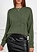 PRETTYGARDEN Womens Sweaters 2026 Fall Fashion Long Sleeve Crewneck Floral Knit Pullover Sweater Tops Winter Clothes (Army Green,Medium)
