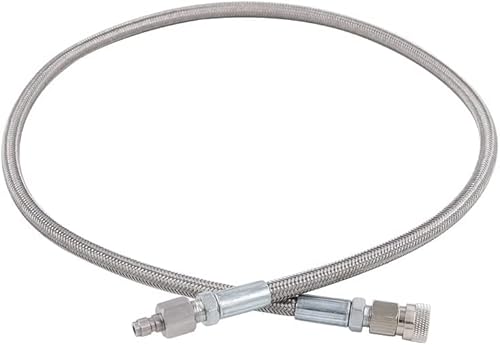 Tuxing 4500Psi Pcp Paintball Airsoft Fill Whip Hose Extension,36Inch Stainless Steel Air Filling Station Charging System With 8Mm Male And Female Qick Plug #TOP6