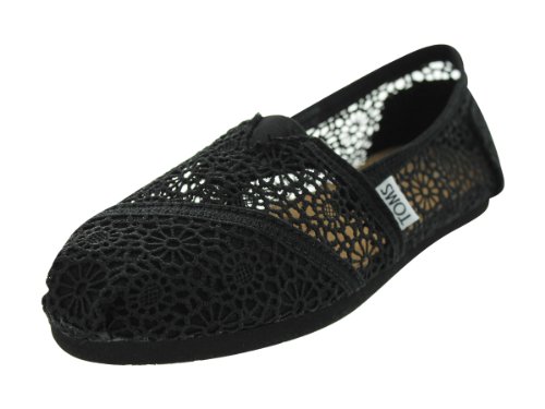 black moroccan crochet women's classics