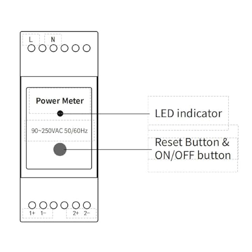 Contrôle de la consommation électrique avec le moniteur d'énergie SEAFRONT monophasé 2x120A