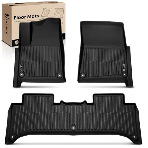 YHTAUTO Floor Mats Fit 2022-2024 Rivian R1T, TPE Floor Liners ...