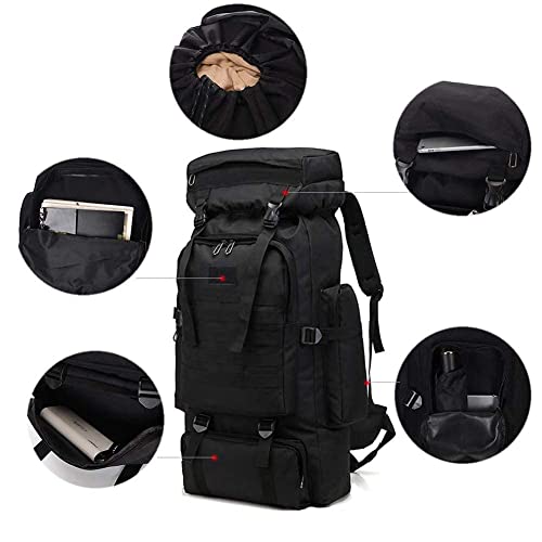 Rucksack 60 Liter Kabxhueo Groß für Outdoor-Aktivitäten