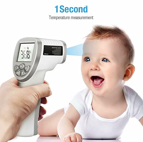 Infrared Thermometer For Adults, Kids And Object, Non-Contact Forehead Thermometer With Object Mode Function, Touchless Infrared Digital Temperature Gun, Fever Alert And Set Memory Recall #TOP7