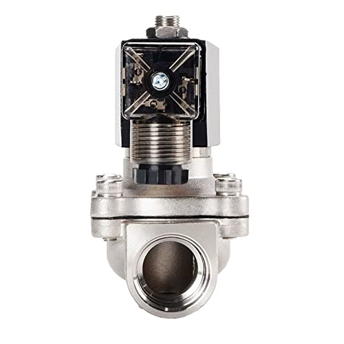 Électrovanne normalement fermée DN20 3/4 inox 240V NPT pour eau et air